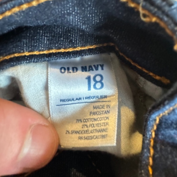 Old Navy The Rockstar Dark Wash Bootcut Jeans – Size 18 - Picture 5 of 5